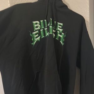 black and green billie ellish hoodie